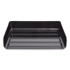 Side-Load Stackable Plastic Document Tray, 1 Section, Legal-Size, 15.06 X 9.72 X 3.01, Black, 2/pack - Image 3