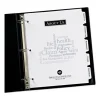 Customizable Print-On Dividers, 3-Hole Punched, 5-Tab, 11 x 8.5, White, 5 Sets - Image 3