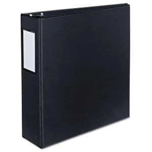Durable Non-View Binder With Durahinge And Slant Rings, 3 Rings, 3" Capacity, 11 X 8.5, Black, (8728)