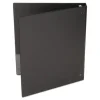Economy Non-View Round Ring Binder, 3 Rings, 0.5" Capacity, 11 X 8.5, Black - Image 2