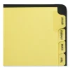 Preprinted Laminated Tab Dividers with Gold Reinforced Binding Edge, 12-Tab, Jan. to Dec., 11 x 8.5, Buff, 1 Set - Image 3