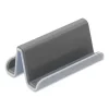 Fusion Double-Sided Business Card Holder, Holds 2.25 X 4 Cards, Polypropylene, Gray/white - Image 3