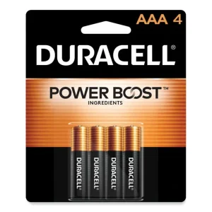 Power Boost CopperTop Alkaline AAA Batteries, 4/Pack
