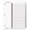 OneStep Printable Table of Contents and Dividers, 31-Tab, 1 to 31, 11 x 8.5, White, White Tabs, 1 Set