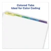 Print and Apply Index Maker Clear Label Dividers, 5-Tab, Color Tabs, 11 x 8.5, White, Contemporary Color Tabs, 25 Sets - Image 3
