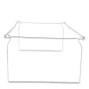Screw-Together Hanging Folder Frame, Legal Size, 23″ To 26.77″ Long, Silver, 6/box