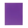 Two-Pocket Heavyweight Poly Portfolio Folder, 11 x 8.5, Purple, 25/Box - Image 2