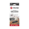 Mountable Cable Sleeves, 4.75″ X 8″, Black, 2/Pack