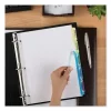Print and Apply Index Maker Clear Label Dividers, 5-Tab, Color Tabs, 11 x 8.5, White, Contemporary Color Tabs, 5 Sets - Image 3