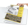 Top-Load Polypropylene Sheet Protectors, Standard, Letter, Clear, 2", 100/box - Image 3