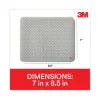 Precise Mouse Pad with Nonskid Repositionable Adhesive Back, 8.5 x 7, Bitmap Design - Image 3