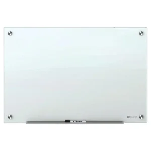 Brilliance Glass Dry-Erase Boards, 36 X 24, White Surface