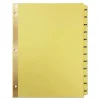 Deluxe Preprinted Plastic Coated Tab Dividers With Black Printing, 12-Tab, Jan. To Dec., 11 X 8.5, Buff, 1 Set - Image 2