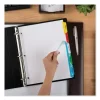 Print and Apply Index Maker Clear Label Dividers, 5-Tab, Color Tabs, 11 x 8.5, White, Traditional Color Tabs, 25 Sets - Image 3