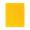 Two-Pocket Heavyweight Poly Portfolio Folder, 11 x 8.5, Yellow, 25/Box - Image 3