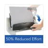 40-Sheet Lighttouch Heavy-Duty Two- To Seven-Hole Punch, 9/32" Holes, Black/gray - Image 3