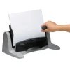 40-Sheet Lighttouch Heavy-Duty Two- To Seven-Hole Punch, 9/32" Holes, Black/gray - Image 2