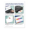 Customizable TOC Ready Index Multicolor Tab Dividers, 15-Tab, 1 to 15, 11 x 8.5, White, Traditional Color Tabs, 6 Sets - Image 3