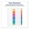 Customizable TOC Ready Index Multicolor Tab Dividers, 15-Tab, 1 to 15, 11 x 8.5, White, Traditional Color Tabs, 6 Sets - Image 2
