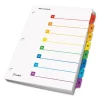 OneStep Printable Table of Contents and Dividers, 8-Tab, 1 to 8, 11 x 8.5, White, Assorted Tabs, 1 Set - Image 2