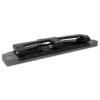 12-Sheet Smarttouch Three-Hole Punch, 9/32" Holes, Black/gray - Image 2