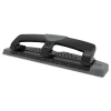 12-Sheet Smarttouch Three-Hole Punch, 9/32" Holes, Black/gray - Image 3