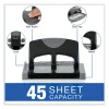 45-Sheet Smarttouch Three-Hole Punch, 9/32" Holes, Black/gray - Image 3