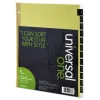 Deluxe Preprinted Simulated Leather Tab Dividers With Gold Printing, 12-Tab, Jan. To Dec., 11 X 8.5, Buff, 1 Set - Image 2