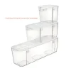 Stackable Caddy Organizer, Large, Plastic, 13.24 x 4 x 4.38, White - Image 3