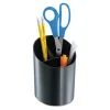Recycled Big Pencil Cup, Plastic, 4.25 x 4.5 x 5.75, Black - Image 3