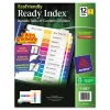 Customizable Table Of Contents Ready Index Dividers With Multicolor Tabs, 8-Tab, 1 To 8, 11 X 8.5, White, 3 Sets