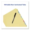 Write and Erase Plain-Tab Paper Dividers, 8-Tab, 11 x 8.5, Multicolor, 24 Sets - Image 2