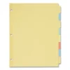 Write and Erase Plain-Tab Paper Dividers, 8-Tab, 11 x 8.5, Multicolor, 24 Sets