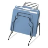 Wire Step File, 8 Sections, Letter To Legal Size Files, 10.13" X 12.13" X 11.19", Black - Image 2