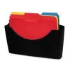 Plastic Partition Additions File Pocket, Letter Size, 14" x 2.5" x 7.75", Dark Graphite - Image 3