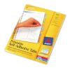 Printable Plastic Tabs with Repositionable Adhesive, 1/5-Cut, Assorted Colors, 1.25" Wide, 96/Pack - Image 3