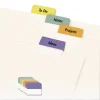 Printable Plastic Tabs with Repositionable Adhesive, 1/5-Cut, Assorted Colors, 1.25" Wide, 96/Pack - Image 2