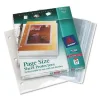 Top-Load Poly 3-Hole Punched Sheet Protectors, Letter, Diamond Clear, 50/box - Image 2