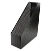 Urban Collection Punched Metal Magazine File, 3.5 x 10 x 11.5, Black - Image 2