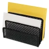 Urban Collection Punched Metal Letter Sorter, 3 Sections, Dl To A6 Size Files, 6.5" X 3.25" X 5.5", Black - Image 3