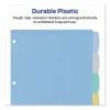 Write and Erase Big Tab Durable Plastic Dividers, 3-Hole Punched, 8-Tab, 11 x 8.5, Assorted, 1 Set - Image 3