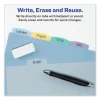 Write and Erase Big Tab Durable Plastic Dividers, 3-Hole Punched, 8-Tab, 11 x 8.5, Assorted, 1 Set - Image 2