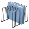 Wire Desktop Organizer, 11 Sections, Letter To Legal Size Files, 9" X 11.38" X 8", Black - Image 2