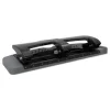 20-Sheet Smarttouch Three-Hole Punch, 9/32" Holes, Black/gray - Image 3