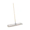Cotton Dry Mopping Kit, 24 X 5 Natural Cotton Head, 60" Natural Wood Handle