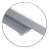 1 x 1 Grid Magnetic Whiteboard, 48.5 x 36.5, White/Gray Surface, Satin Aluminum Frame, Ships in 7-10 Business Days - Image 2