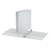 Economy Round Ring View Binder, 3 Rings, 1.5" Capacity, 11 X 8.5, White, 6/pack - Image 2