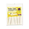 Insertable Index Tabs with Printable Inserts, 1/5-Cut, Clear, 2″ Wide, 25/Pack
