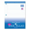 Loose Leaf Paper, 8 x 10.5, 3-Hole Punched, Wide Rule, White, 150 Sheets/Pack, 24 Packs/Carton, Ships in 4-6 Business Days - Image 2
