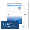 Loose Leaf Paper, 8 x 10.5, 3-Hole Punched, Wide Rule, White, 150 Sheets/Pack, 24 Packs/Carton, Ships in 4-6 Business Days - Image 3